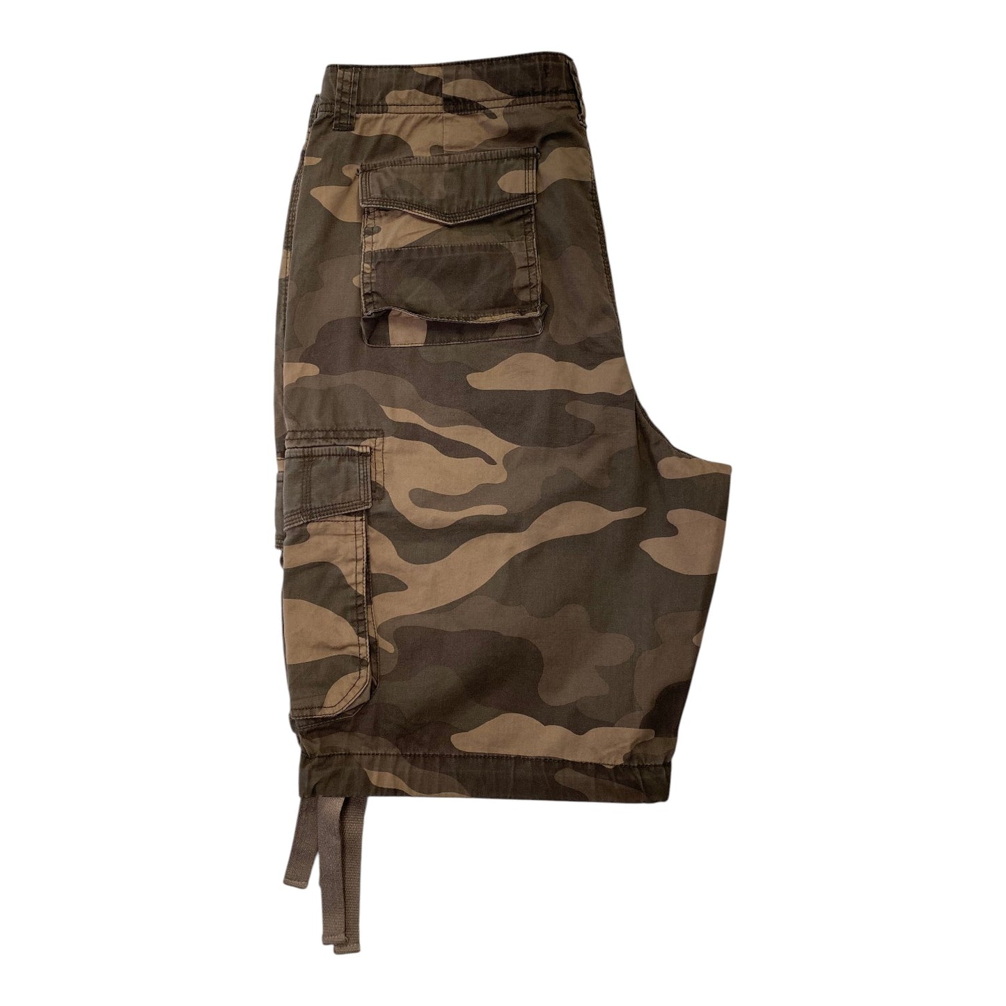 George Camo Drawstring Cargo Shorts