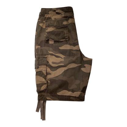 George Camo Drawstring Cargo Shorts