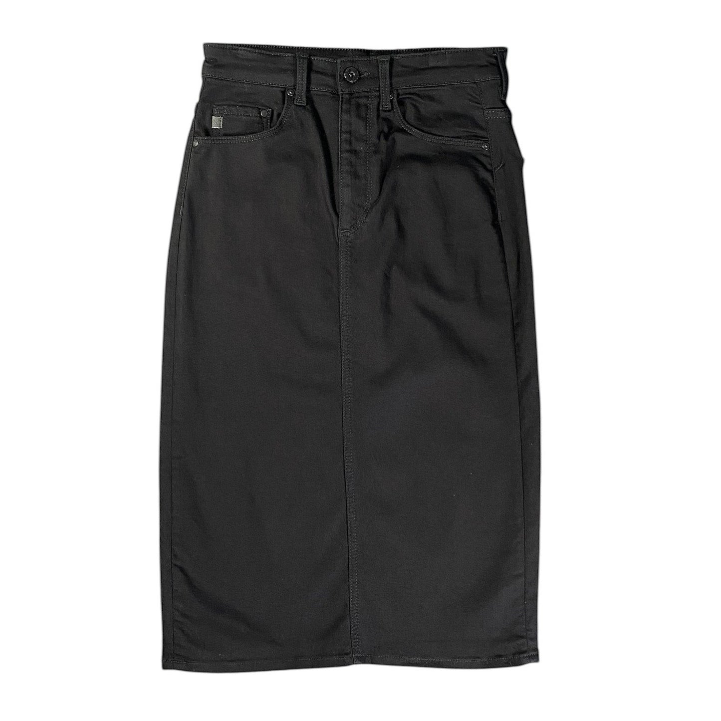 &Denim Black Skirt