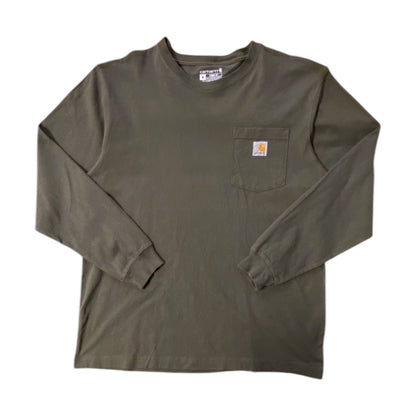 Carhartt Dark Green Long Sleeve T-Shirt