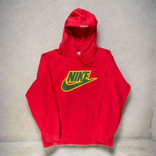 Nike X Supreme Leather Red Hoodie
