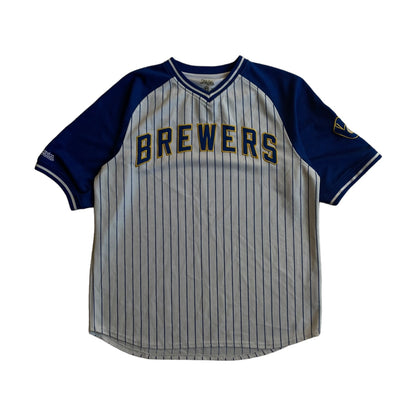 MLB Brewers Striped Jersey