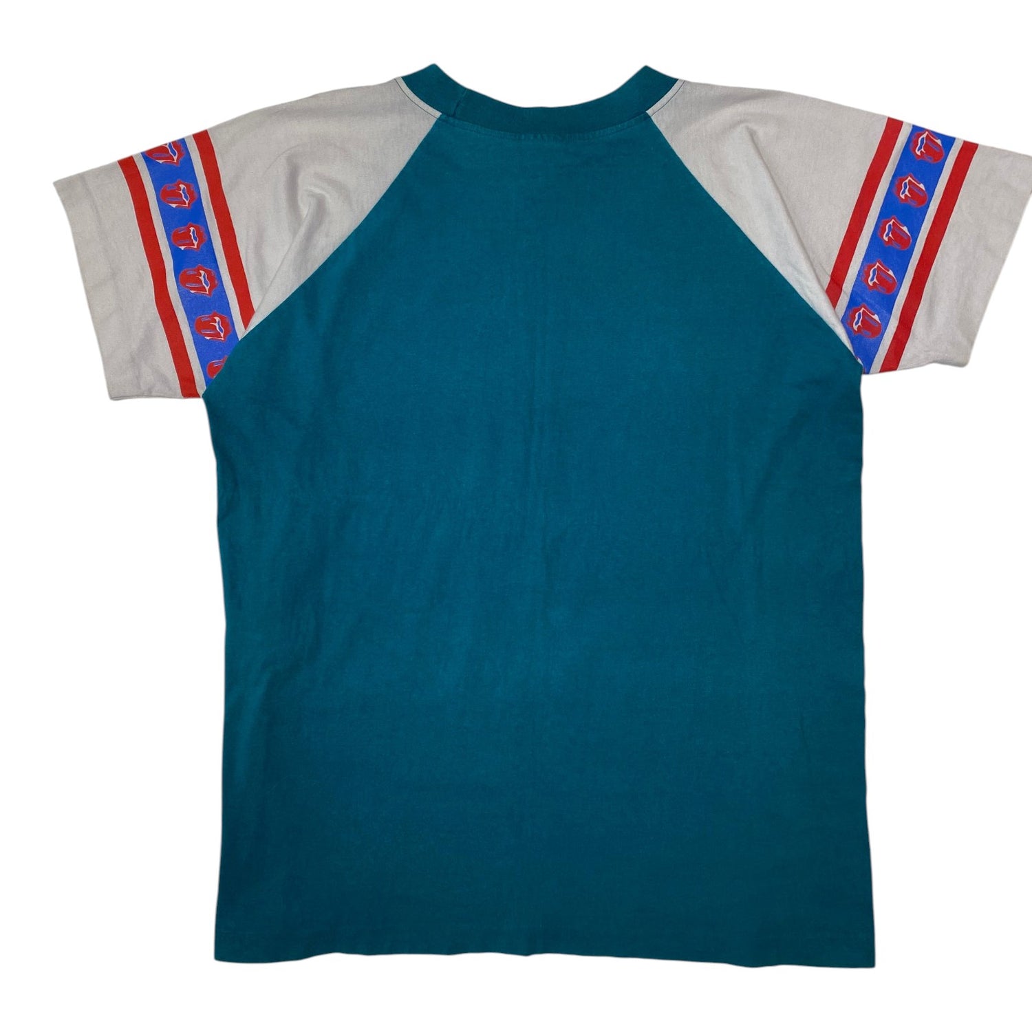 Vintage The Rolling Stones American Flag Tongue Raglan Tee