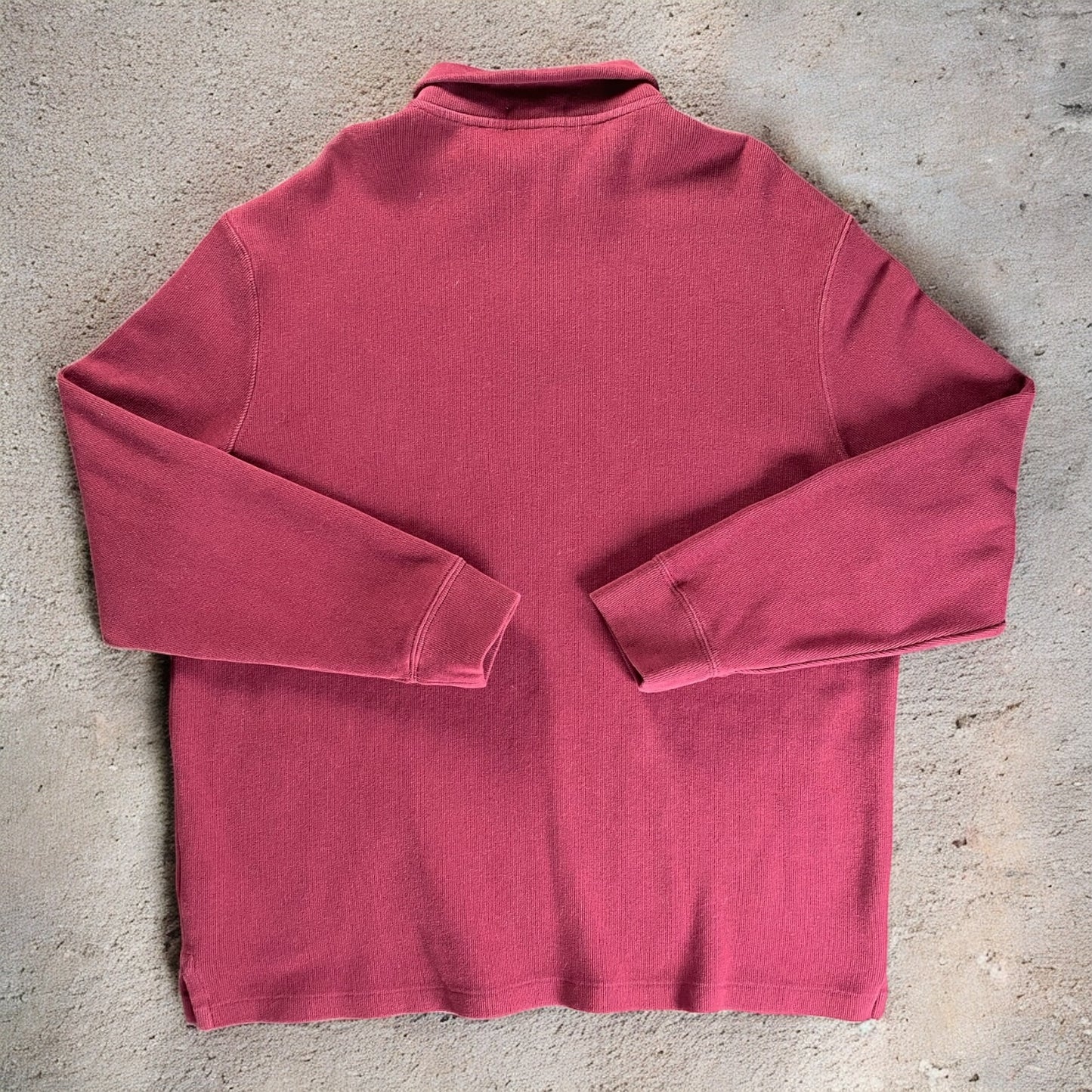 Polo Ralph Lauren Quarter-Zip Long Sleeve Maroon Sweater