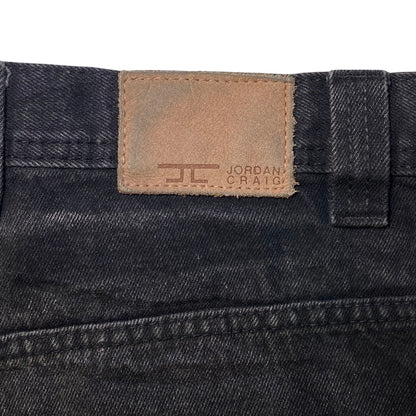 Jordan Craig Dark Grey Jeans Shorts