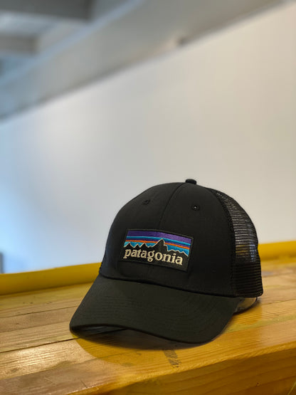 Patagonia Logo Black Trucker Cap