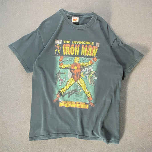 Marvel Comics The Invincible Iron Man Black T-shirt