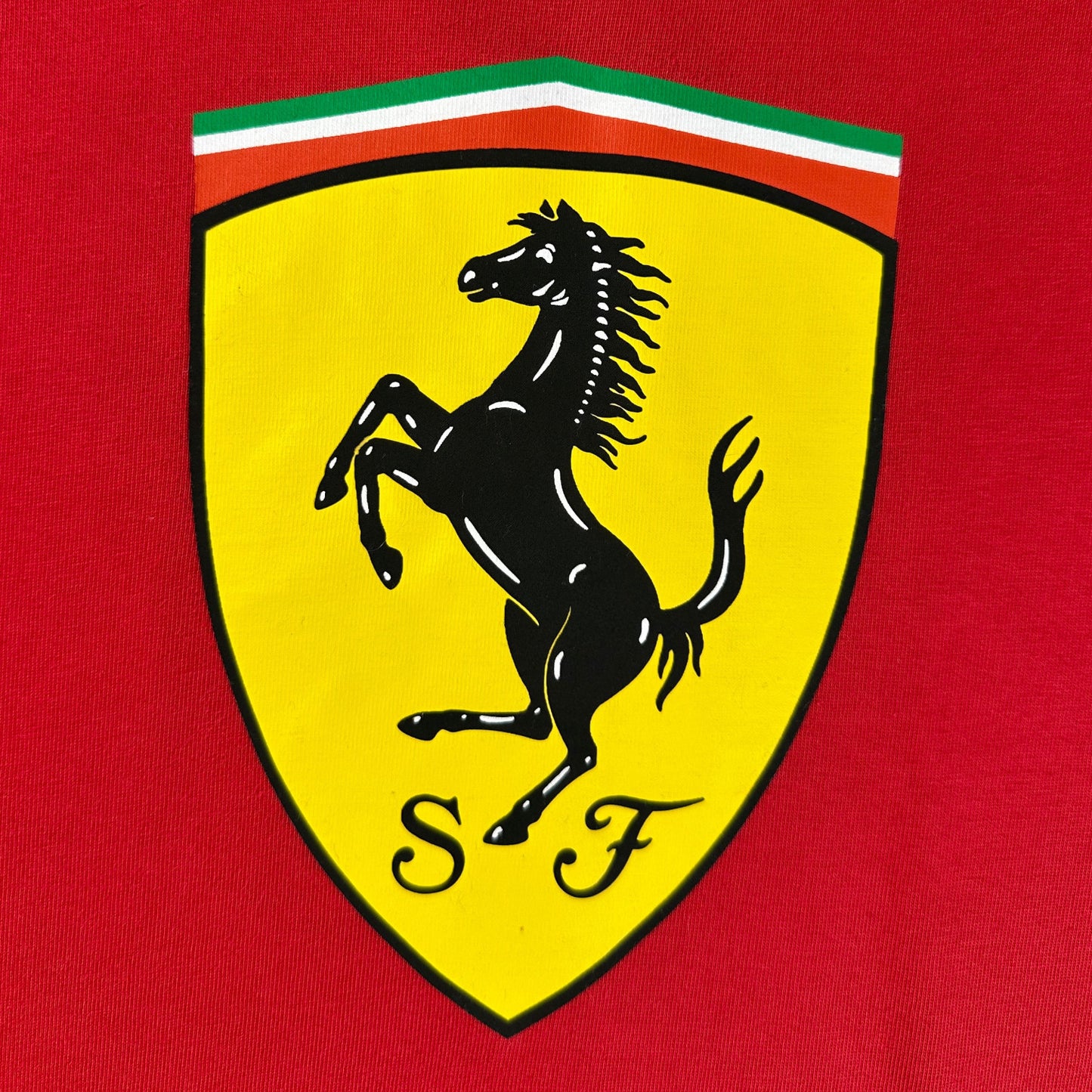 Official Ferrari Licensed Product Scuderia Shield Red T-shirt