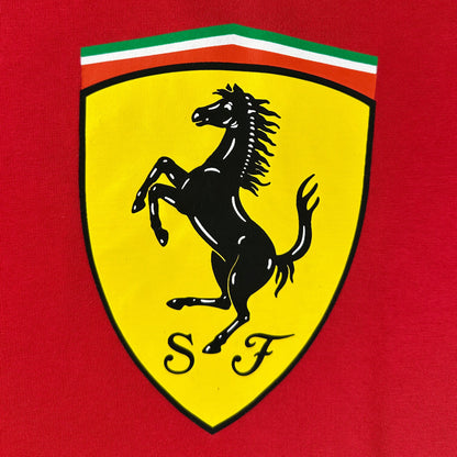 Official Ferrari Licensed Product Scuderia Shield Red T-shirt