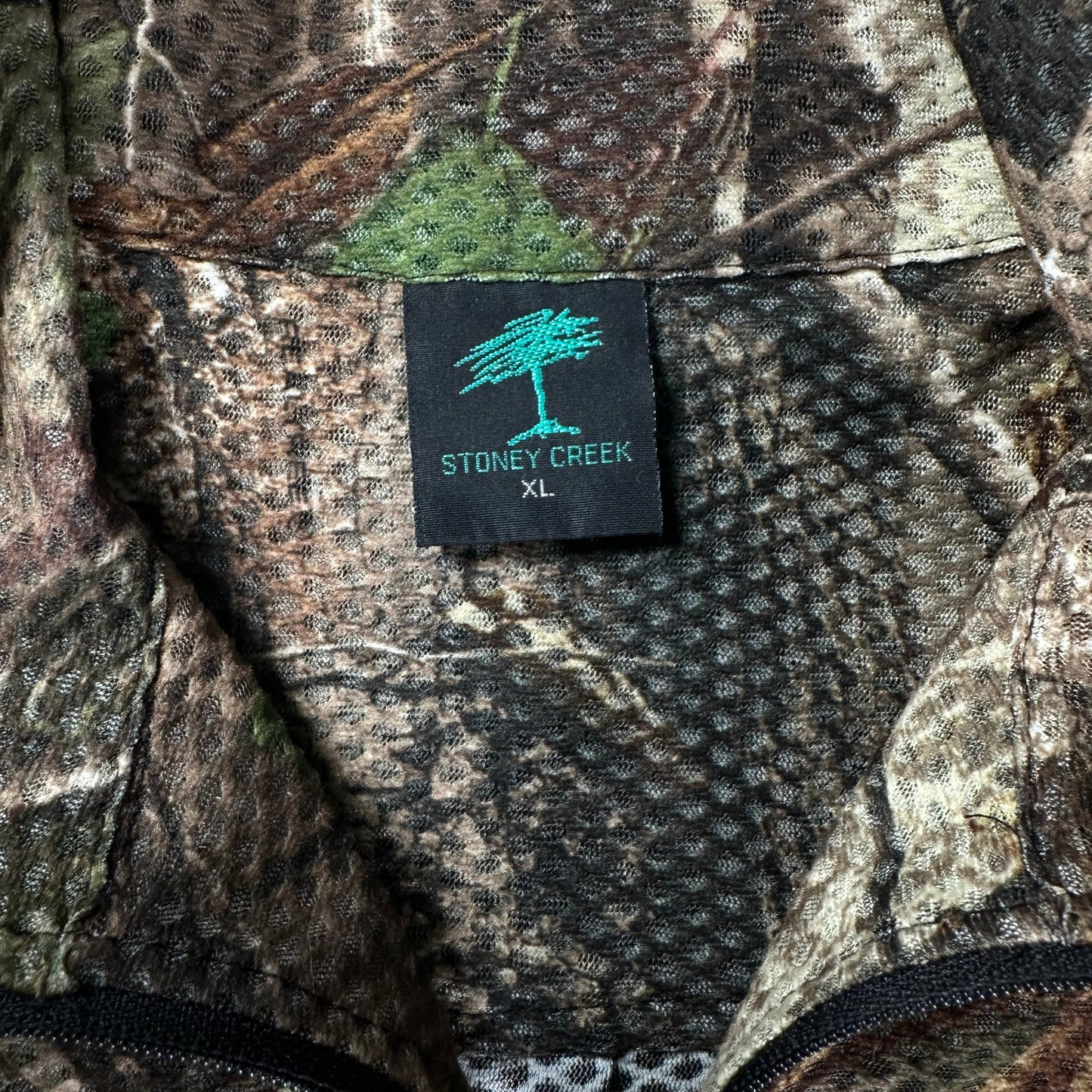 Stoney Creek Microtough Lite Realtree Camo Half Zip Hunting Shirt