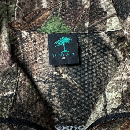Stoney Creek Microtough Lite Realtree Camo Half Zip Hunting Shirt
