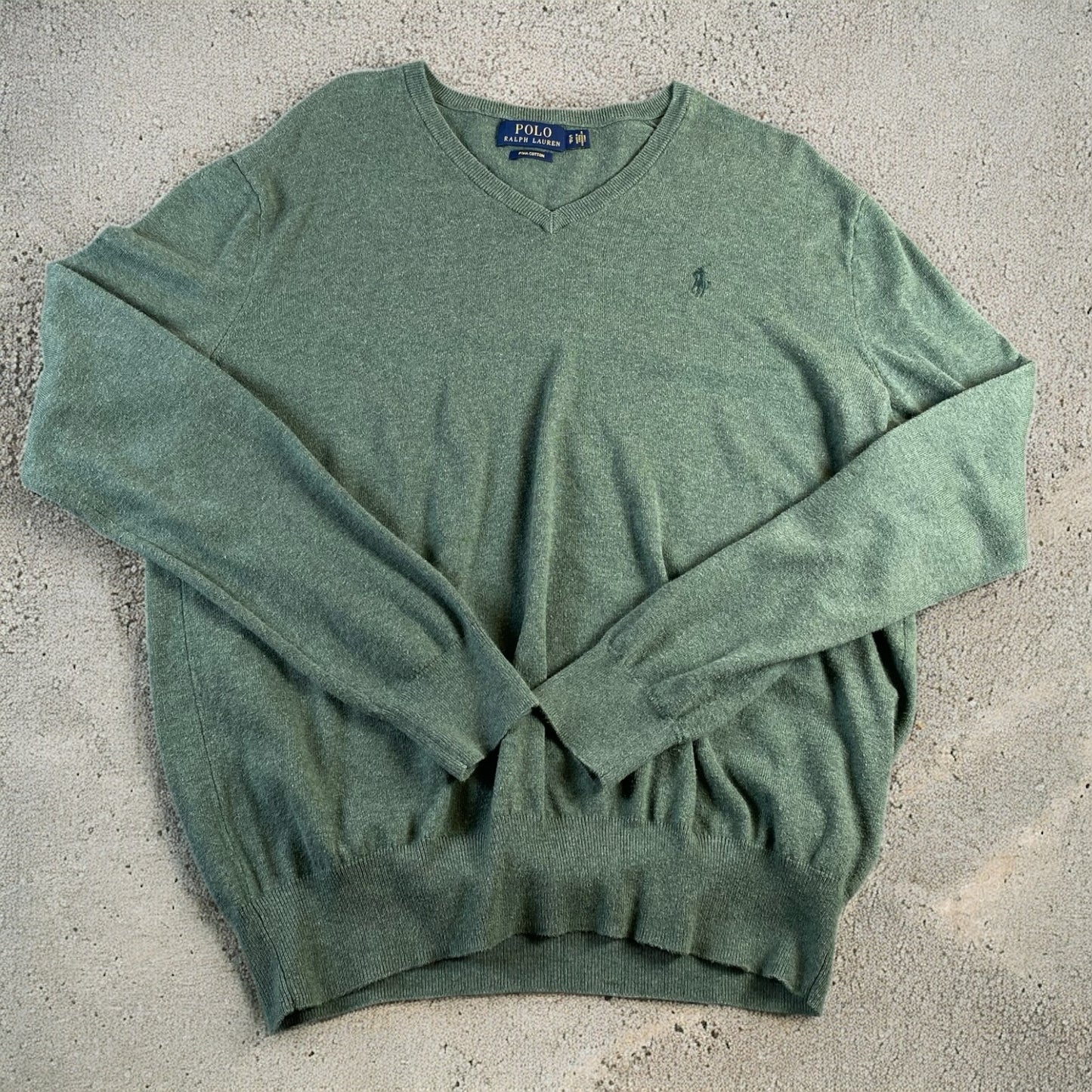 Polo Ralph Lauren Dark Green V-neck Sweater