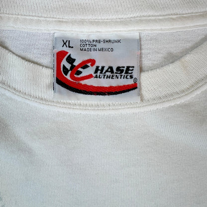 Vintage Dale Jarrett UPS AOP Racing Sports White T-shirt
