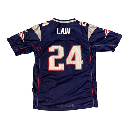 Vintage Patriots NFL Law #24 Jersey