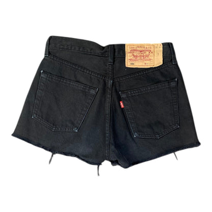 Levi's 501 Black Cut Off Shorts