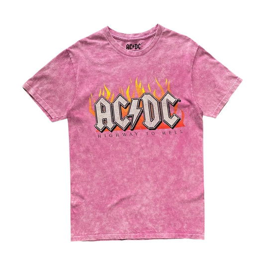 ACDC Highway To Hell Pink T-shirt
