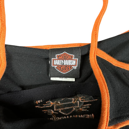 Harley-Davidson Piping Trim Black Tank Top T-shirt