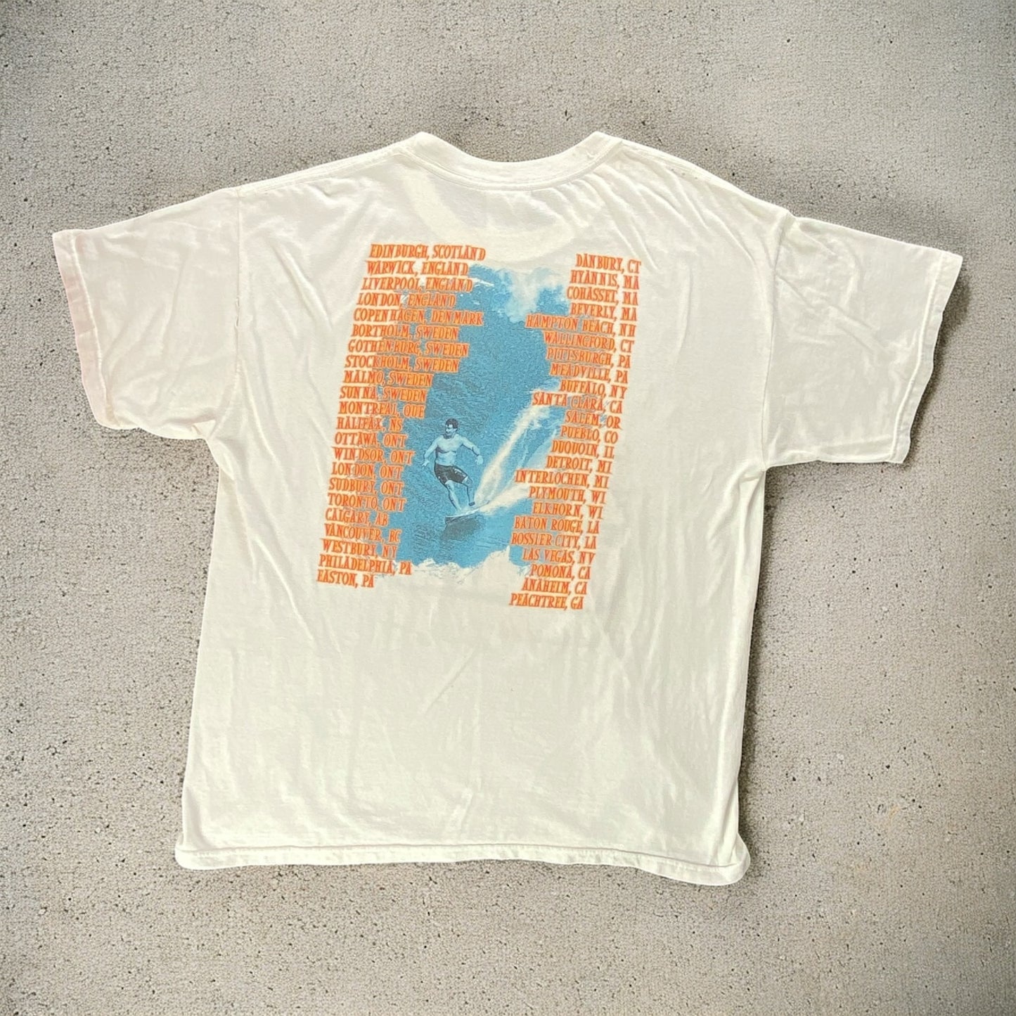 Surfin Safari The Beach Boys White T-shirt