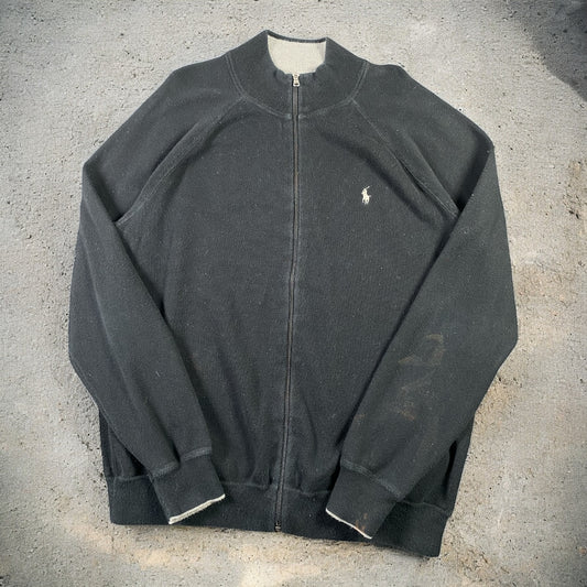 Polo Ralph Lauren Quarter-Zip Long Sleeve Black Sweater