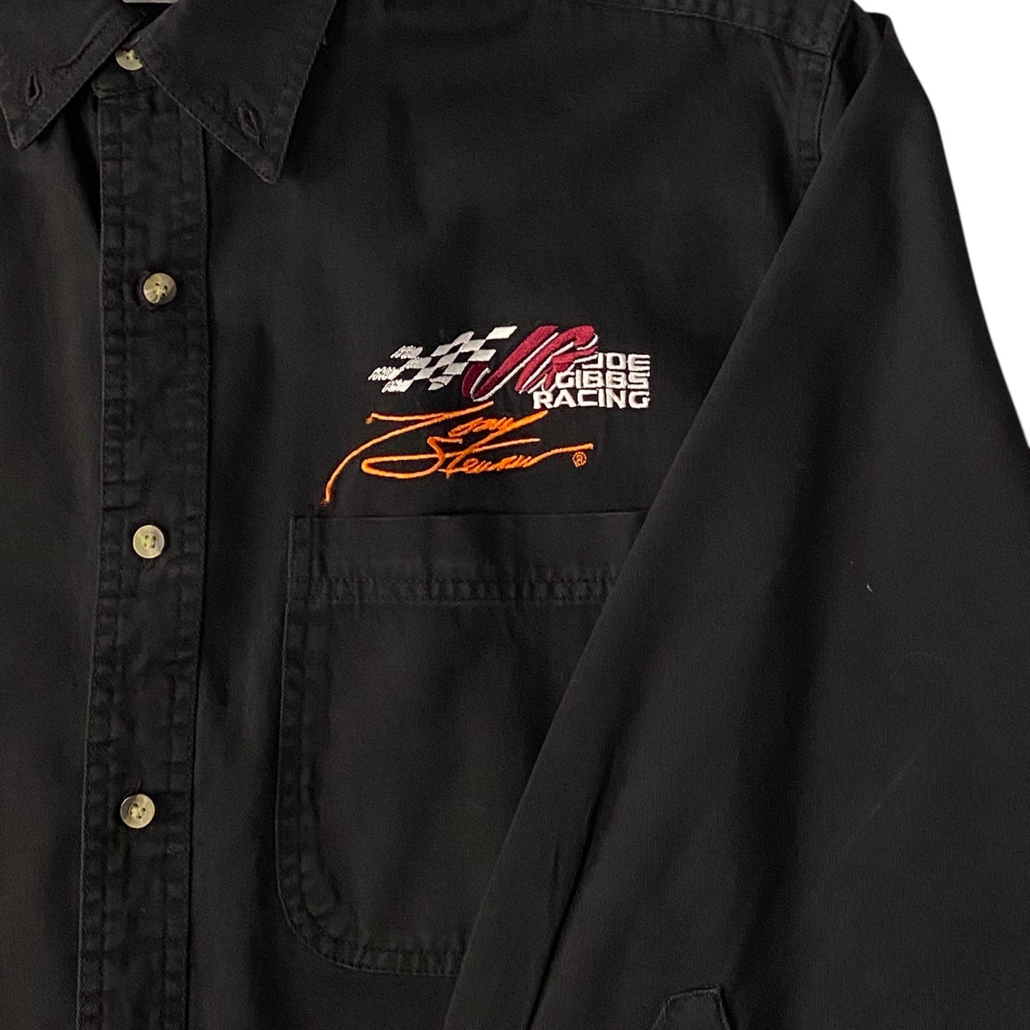 Tony Stewart Joe Gibbs Racing Button Down Shirt