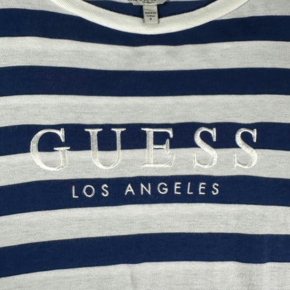 Guess Los Angeles Navy Blue Striped T-shirt