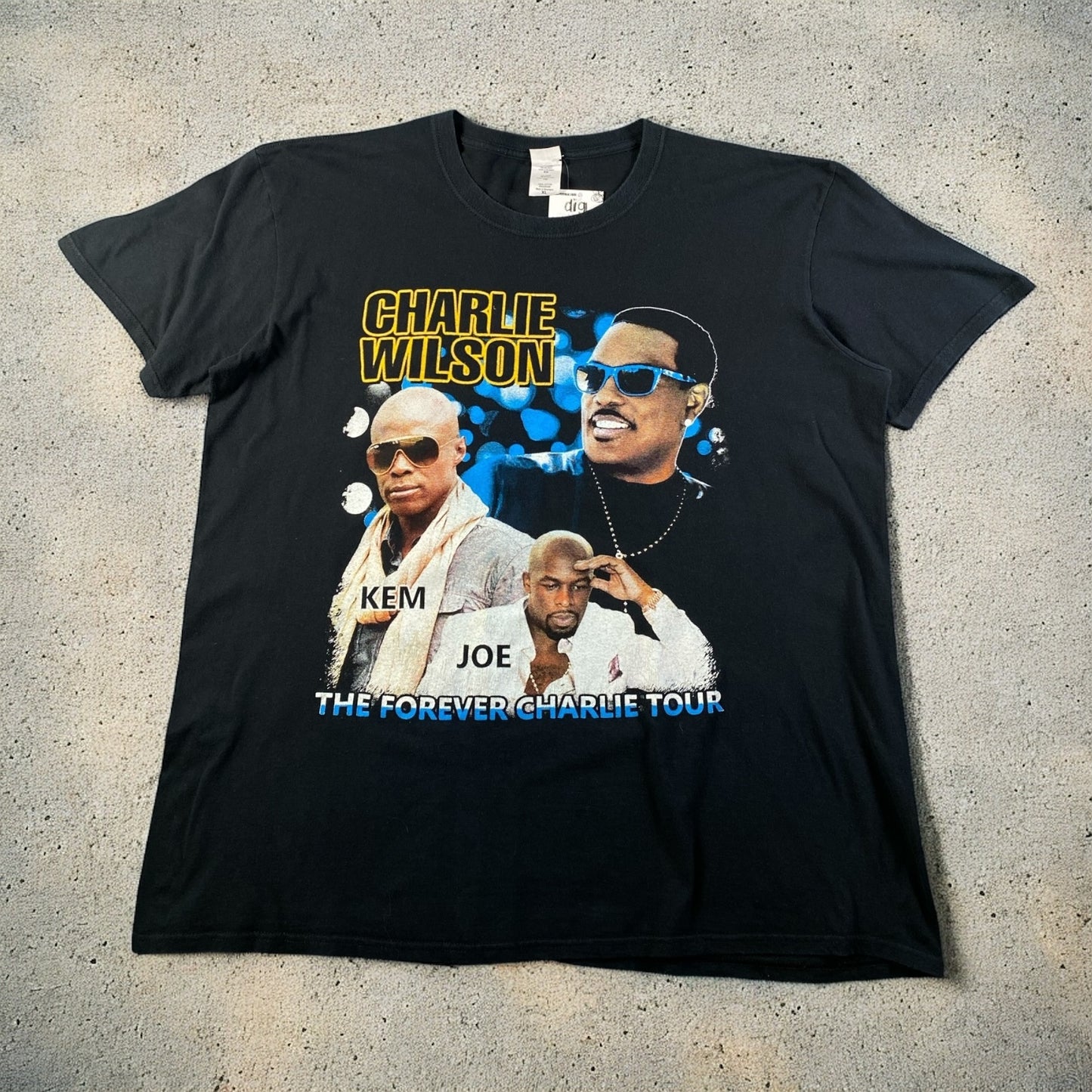 Charlie Wilson, Kem, & Joe "The Forever Charlie Tour" Concert T-shirt