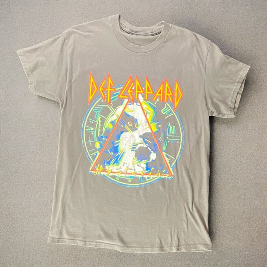 Def Leppard The World Tour Grey T-shirt