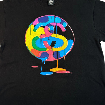 Stüssy Drippy Double S Link Globe T-Shirt