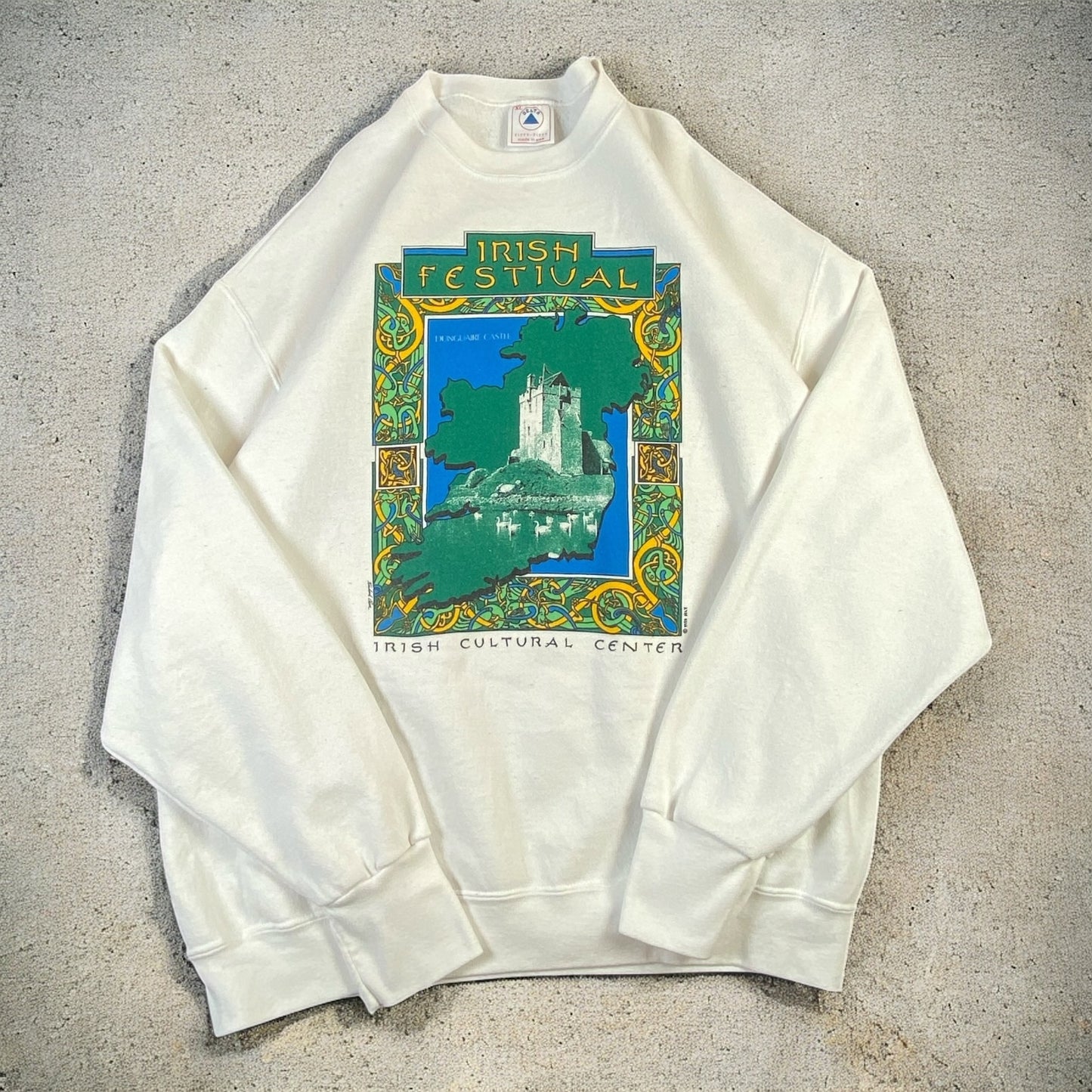 Vintage Irish Festival 1996 White Sweater