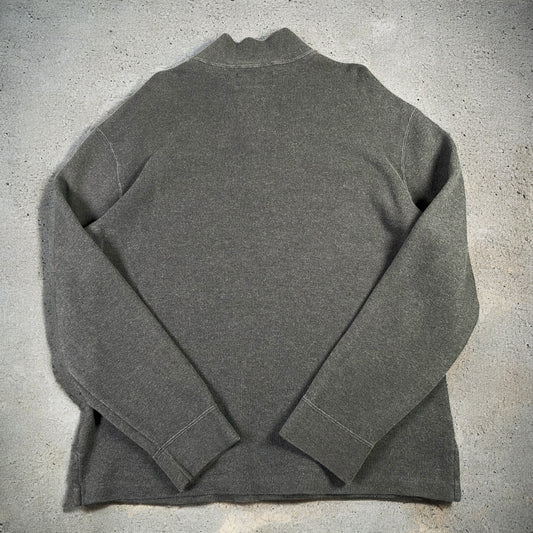 Polo Ralph Lauren Quarter-Zip Long Sleeve Dark Grey Sweater