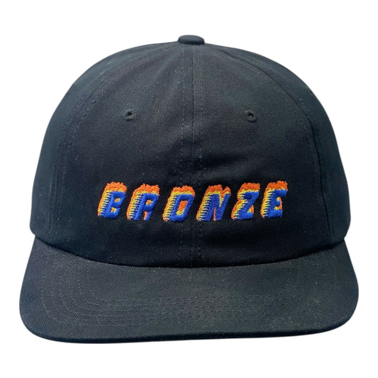 Bronze Embroidery Black Cap