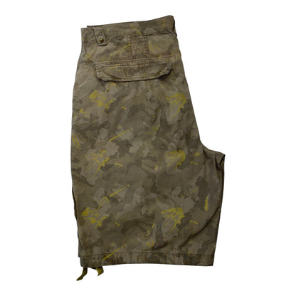 Camo Paint Splatter Cargo Fit Shorts