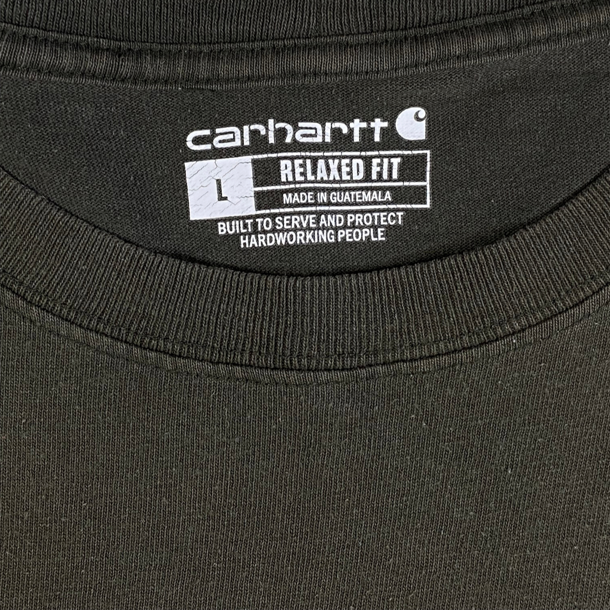 Carhartt Faded Army Green Heavyweight Pocket T-Shirt