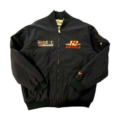 NASCAR Team Mayfield Mobil Racing Navy Bomber Jacket