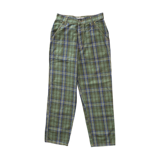 Gasolio Green Plaid Pants