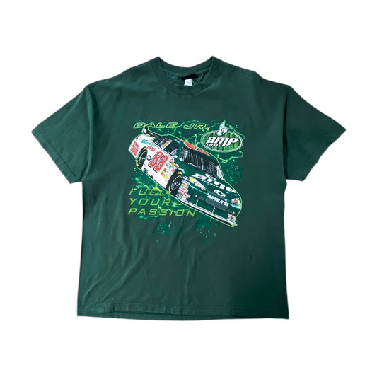 Vintage NASCAR Dale Jr Amp Energy Green T-Shirt