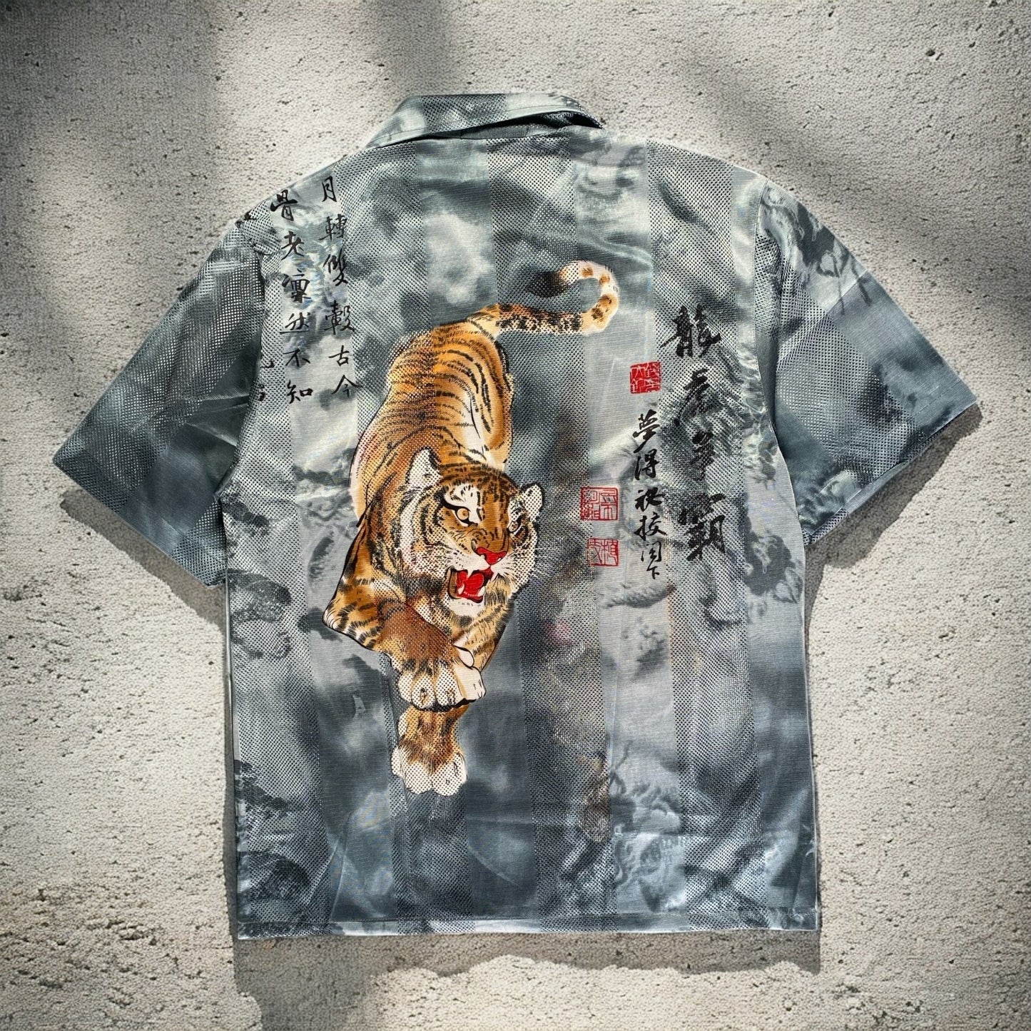 Dian Dian Tong Tiger Blue Shirt