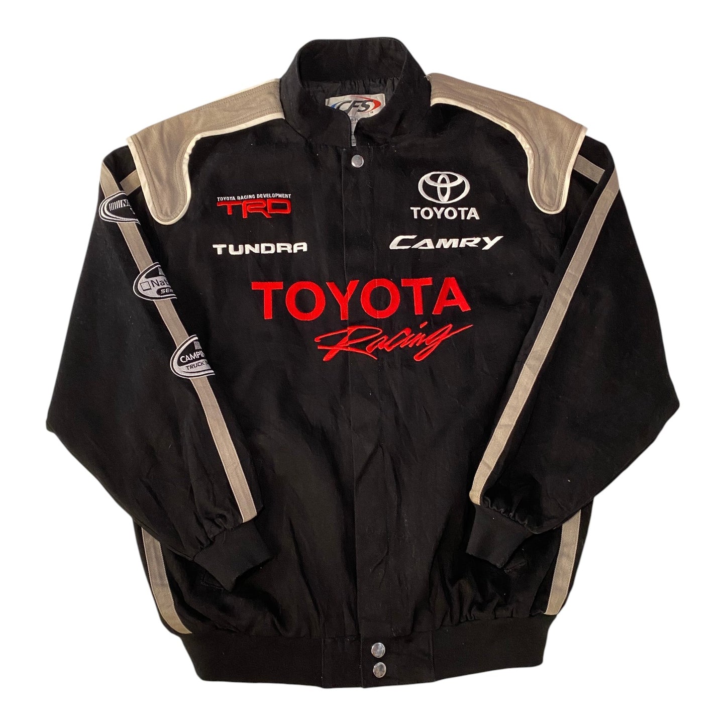 Vintage Toyota Checkered Flag Sports Racing Jacket