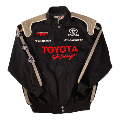 Vintage Toyota Checkered Flag Sports Racing Jacket