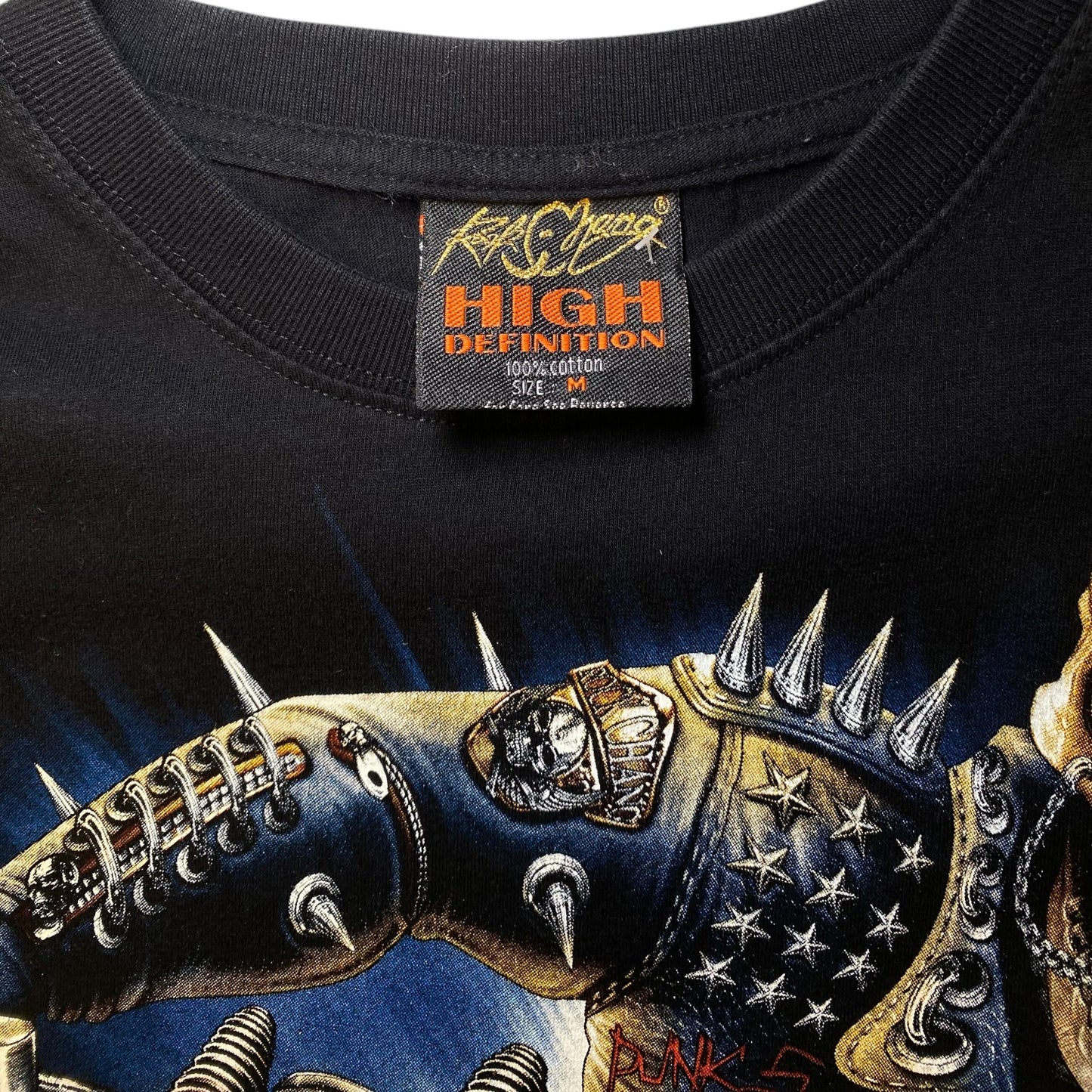 Retro Rock Chang Ghost Rider Black Tee