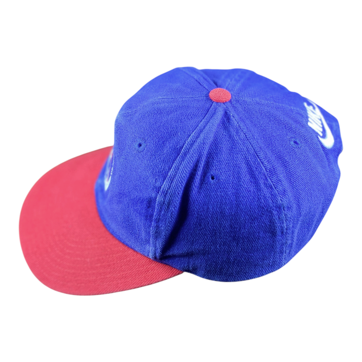 Digg It Thrift & Vintage Nike x Paris Saint-Germain two-tone blue and red snapback cap with embroidered logo