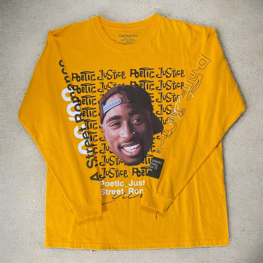 Chemistry Tupac Poetic Justice A Street Romance Yellow Long Sleeve T-shirt