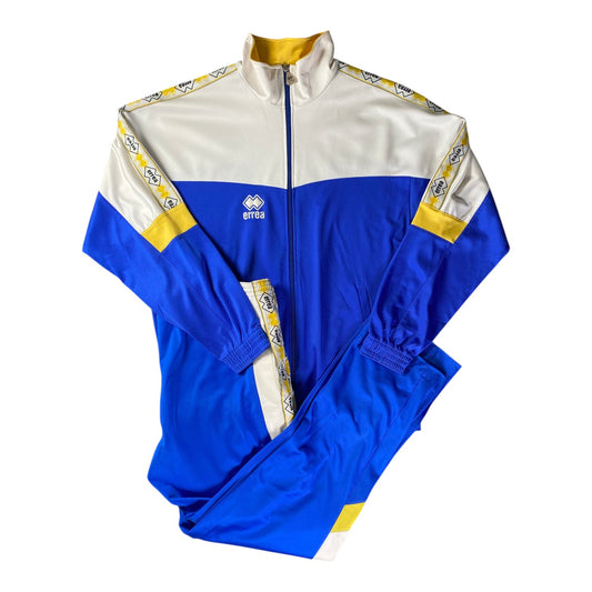 Vintage Errea Colorblock Blue/White/Yellow Tracksuit