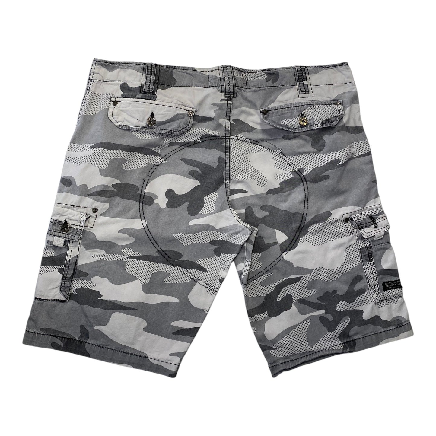 Suzuka Grey Camo Cargo Shorts