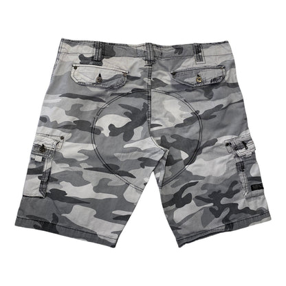 Suzuka Grey Camo Cargo Shorts