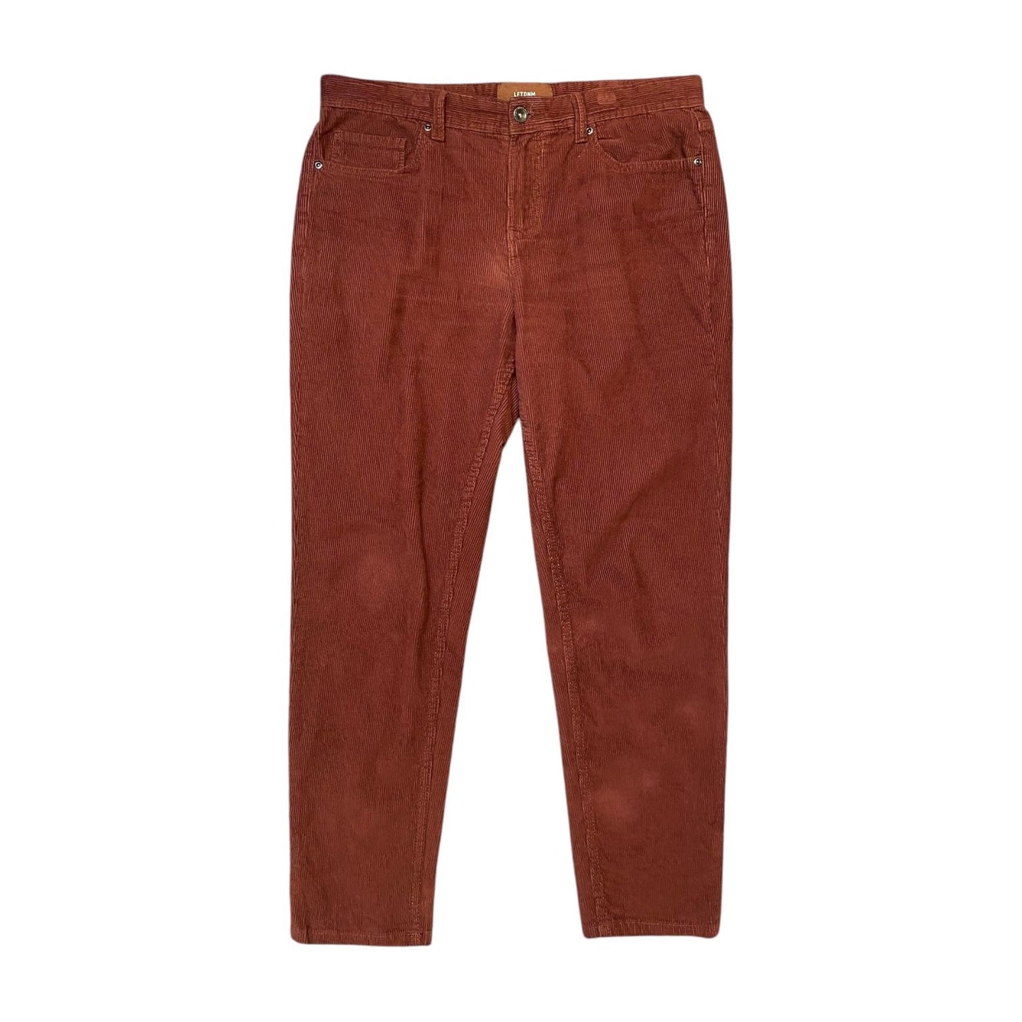 LftDnm Maroon Corduroy Pants