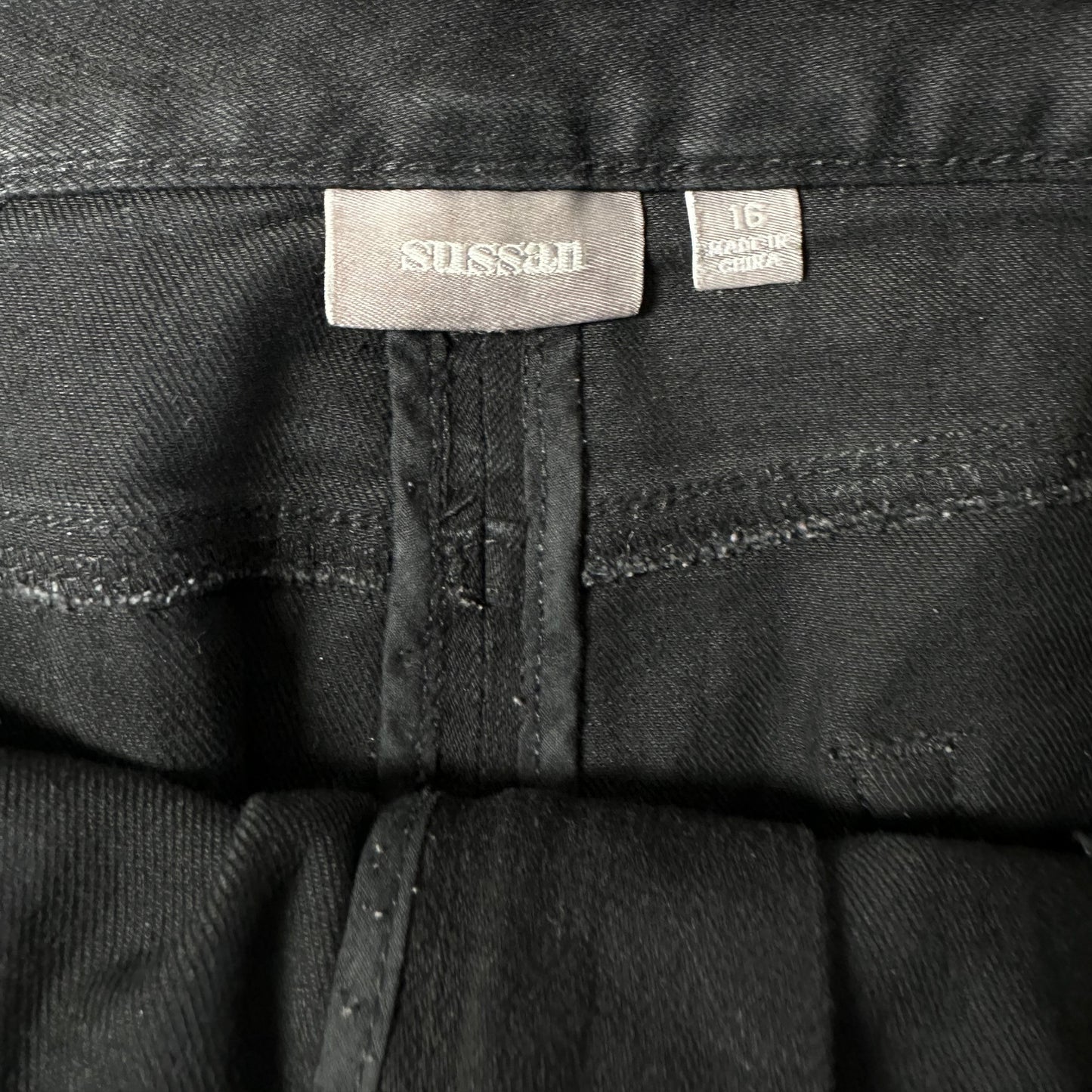 Sussan Black Denim Skirt