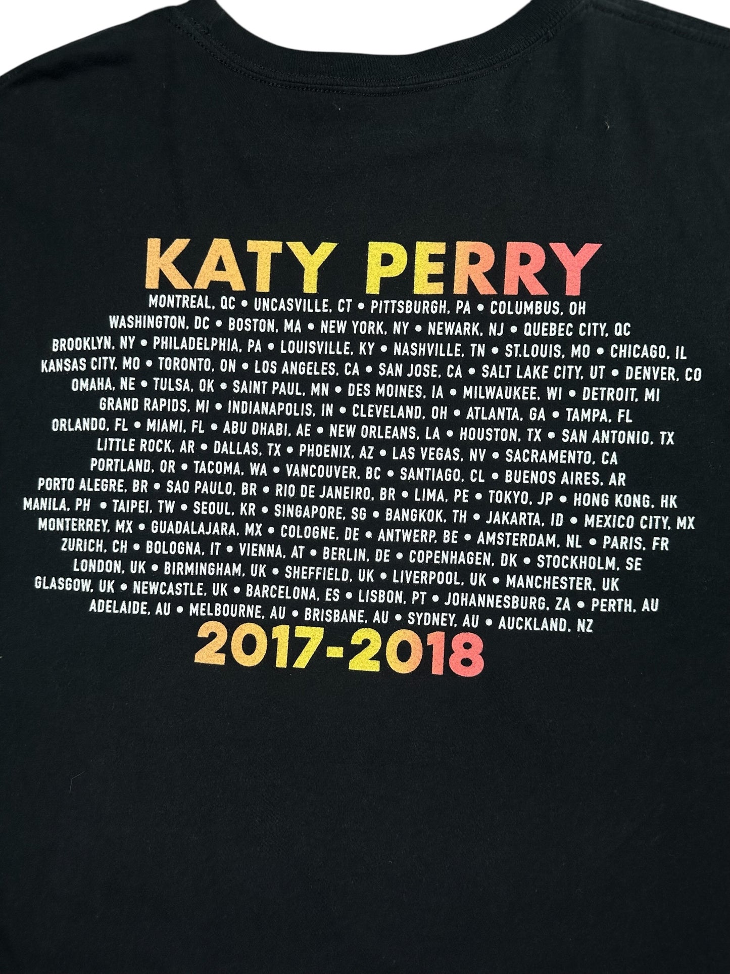 Katy Perry Witness The Tour Black T-shirt