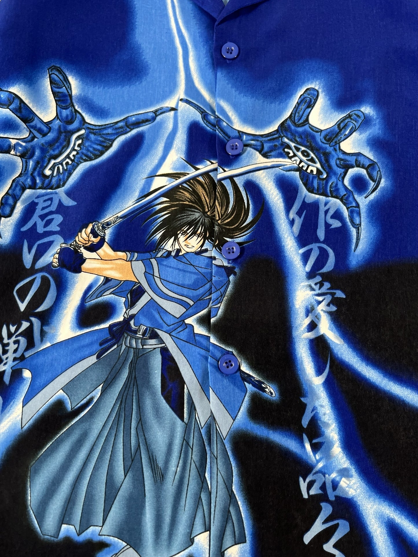 Snow Dragon Graphic Blue Shirt