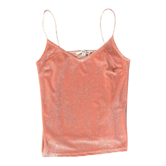 Tally Weijl Shimmer Metallic Pink Tank Top
